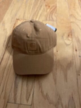 New Carhartt Canvas Cap - Men’s Odessa Adjustable Strapback Hat (Carhartt Brown)